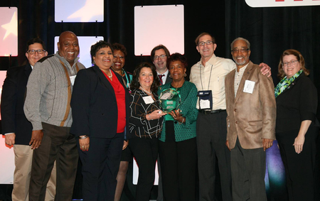 Rome City Commissioners accept the 2017 Live, Work, Play City Award from GMA and Georgia Trend